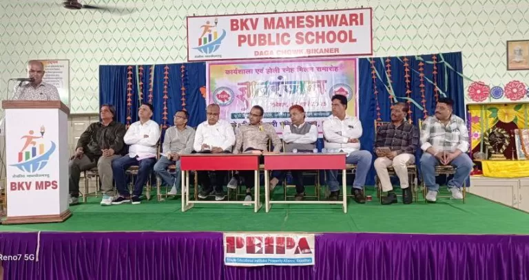 गैर सरकारी शिक्षण संस्थाएं बहुत सुन्दर सेवा कार्य कर रहे हैं -विधायक जेठानंद व्यास