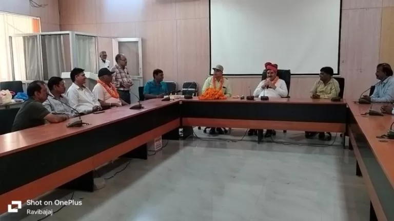 एसपी मेडिकल कॉलेज में प्राचार्य का भव्य स्वागत