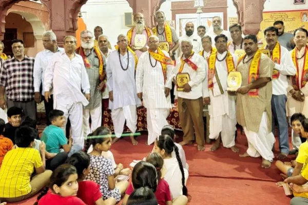 सनातन व संस्कृति को आगे बढ़ाने वाली संस्थाओं का किया सम्मान, प्रशिक्षण शिविर का समापन 19 जून को